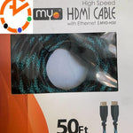 CABLE HDMI High speed 50Ft Negro