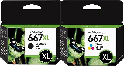 Cartucho HP 667XL negro.