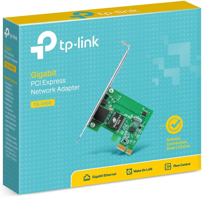 Adaptador de red TP-LINK Gigabit., Verde