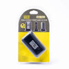 HUB USB AGILER 7 PUERTOS USB 2.0, CON ADAPTADOR DE CORRIENTE.