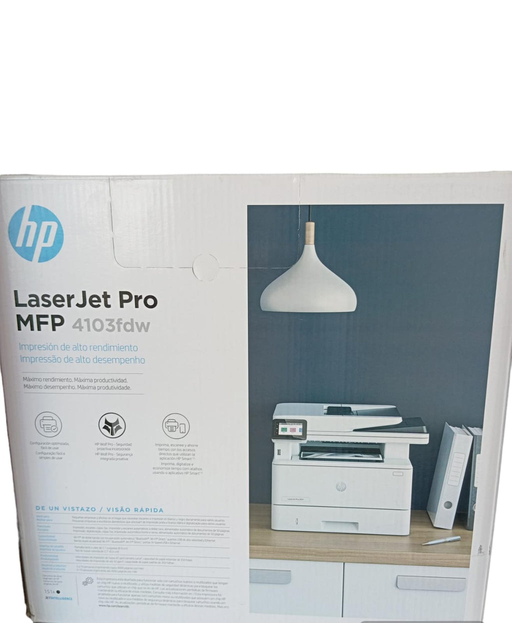 Impresora HP LaserJet Pro MFP 4103dw (2Z627A)