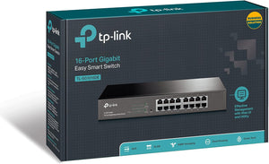 TP-Link TL-SG1016DE - Interruptor inteligente Gigabit de 16 puertos