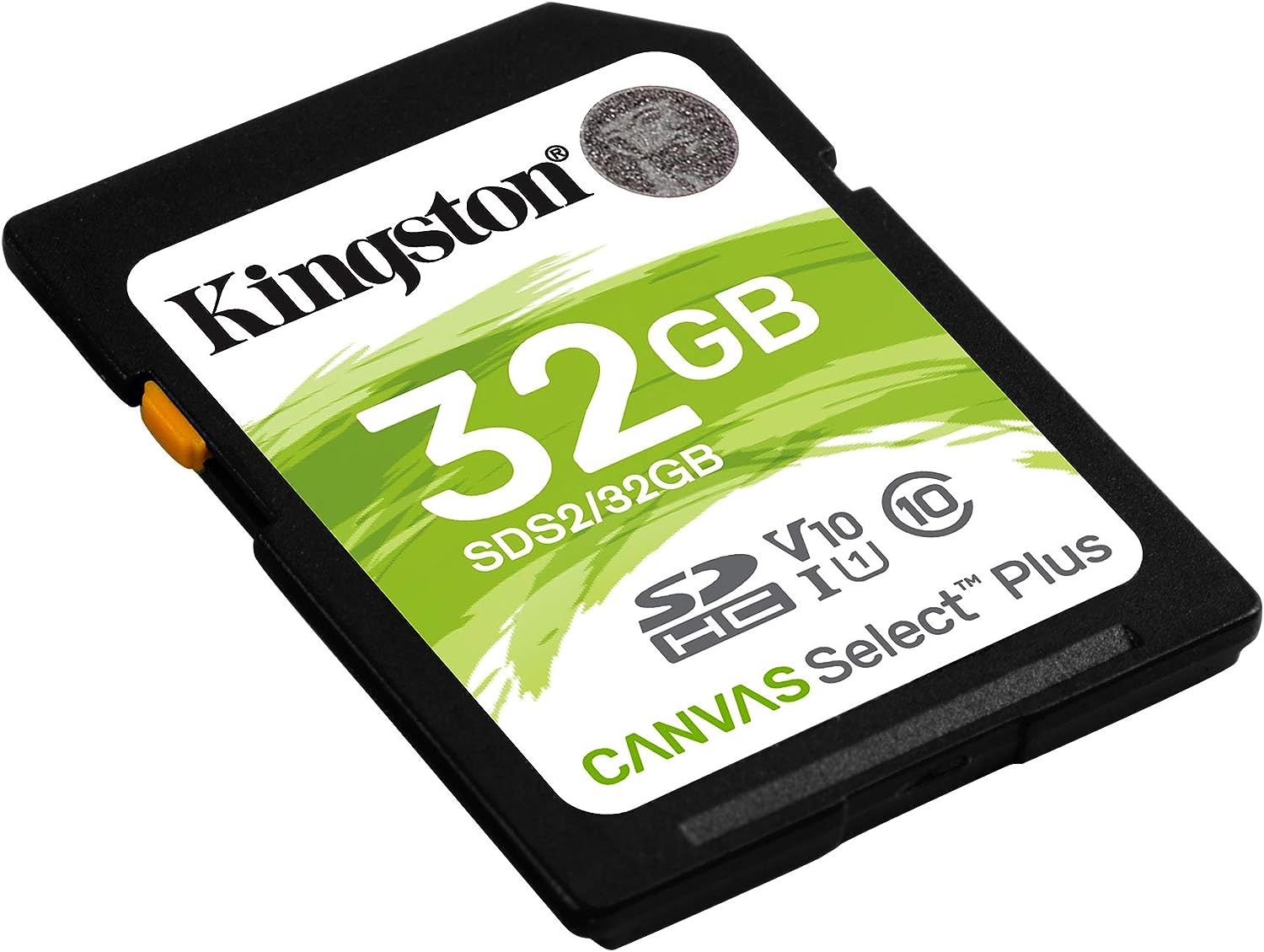 Kingston Tarjeta de memoria SDHC Canvas Select Plus de 100 MB/s de lectura clase 10 UHS-I U1 V10 (SDS2/32GB)