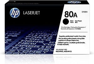 HP 80A (CF280A) Cartucho de tóner negro para LaserJet.original negro