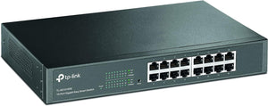 TP-Link TL-SG1016DE - Interruptor inteligente Gigabit de 16 puertos