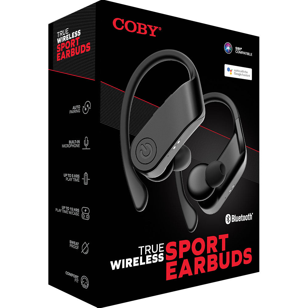 COBY Auriculares deportivos inalámbricos