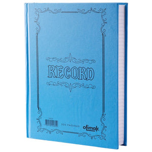 LIBRO RECORD / azul