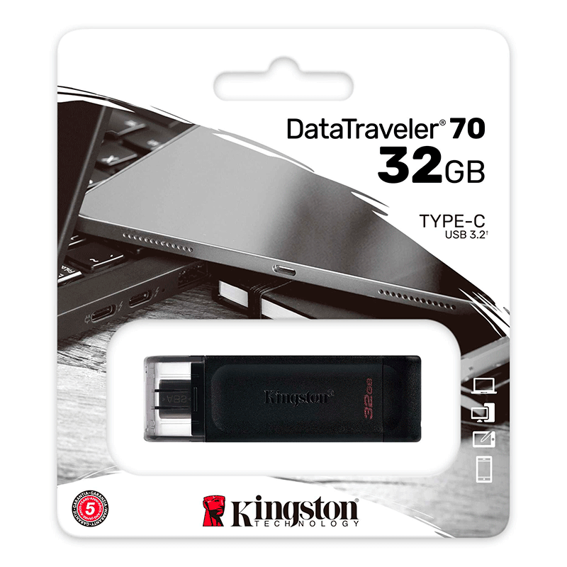MEMORIA USB TIPO C KINGSTON 32GB DT70/32GB