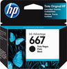 Cartucho de tinta negra original HP 667 | para impresora HP DeskJet 1255, 2700, 4100