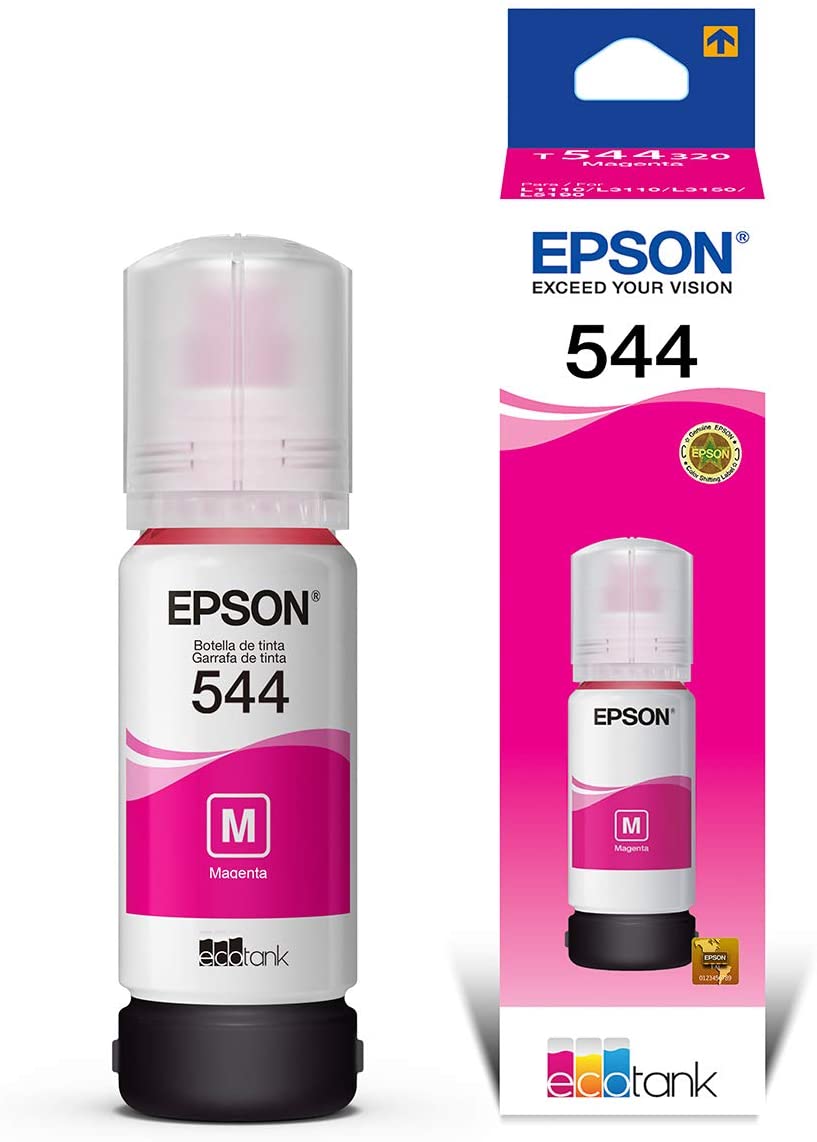 BOTELLA DE TINTA EPSON T544 ompatible con Equipos L3110, L3150