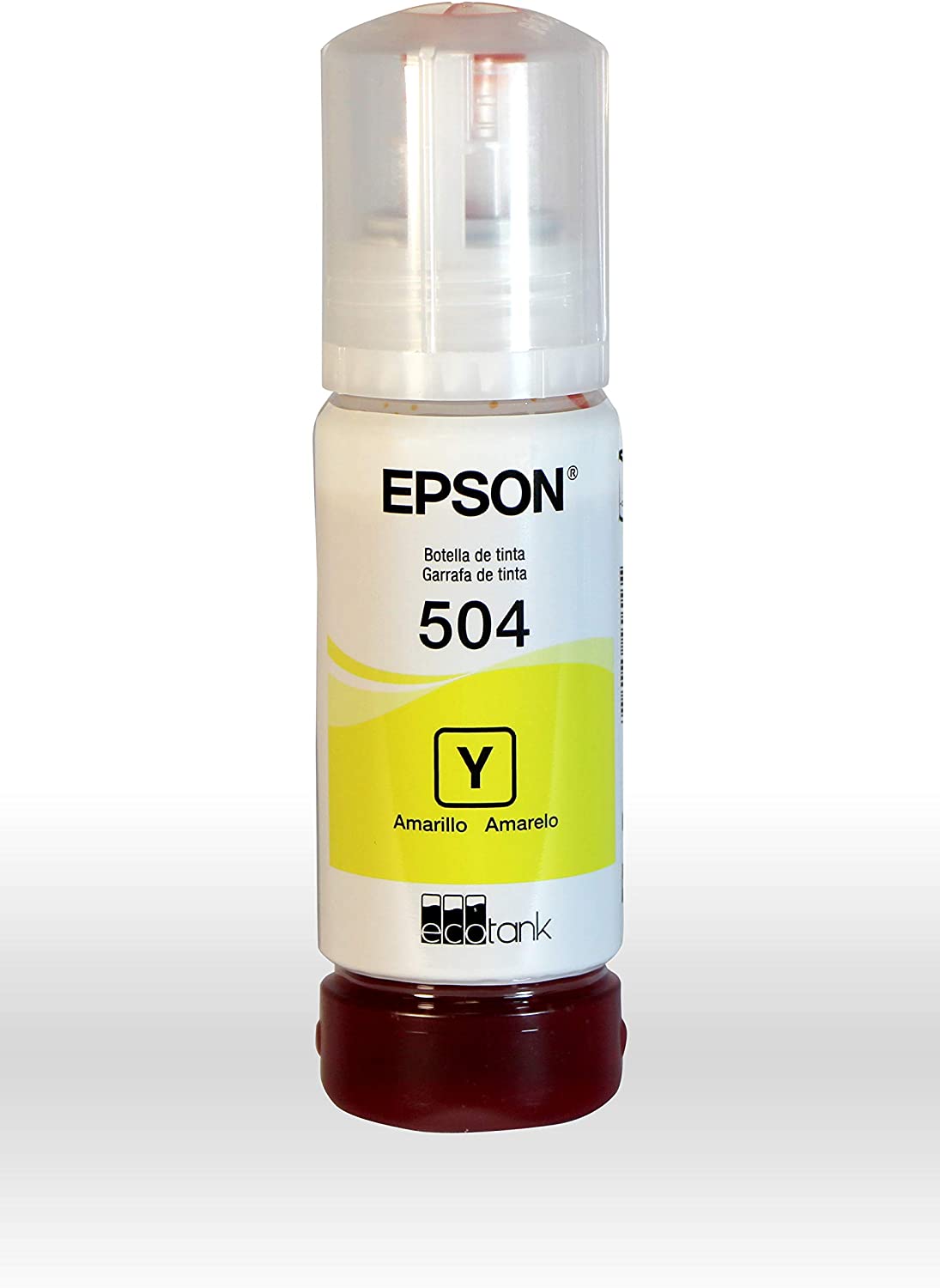 BOTELLA DE TINTA EPSON 504. PARA IMPRESORA L4150, L4160, L6161, L6171, L6191 C11CG23301. Volumen total: 127 ml negra y color de 70ml